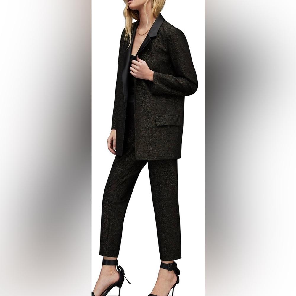 ✨ ALLSAINTS ALEIDA SHIMMER BLAZER - Elevate Your Everyday Elegance ✨